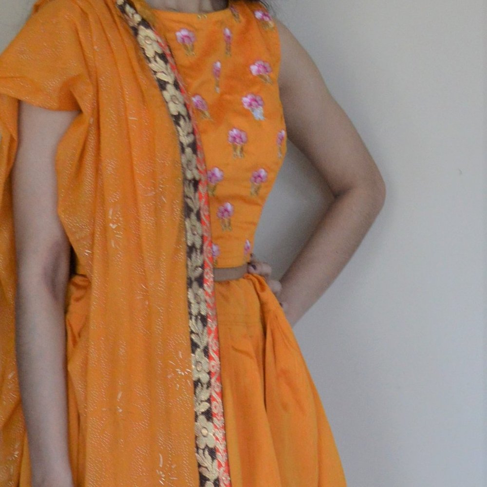 ****  GIRLS BEAUTIFUL PARTY WEAR GHAGRA LEHENGA CHOLI NEW S + free gift ***